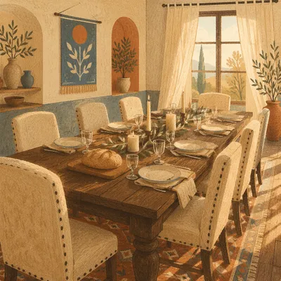 Elegant Christian Dining Room for Fellowship