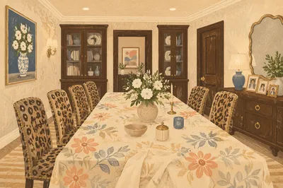 Elegant Dining Room for Quiet Fellowship