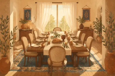 Elegant Dining Room for Christian Fellowship