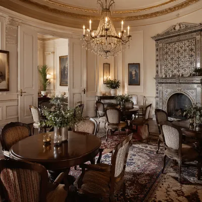 Elegant Dining Room with Historic Charm