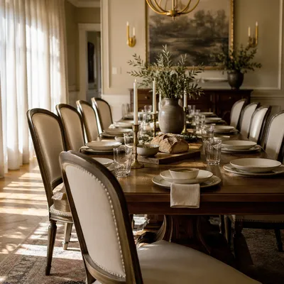 Elegant Christian Fellowship Dining Room