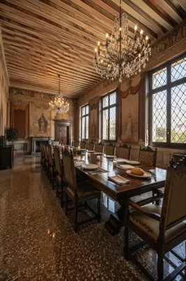 Elegant Old World Dining Room for Fellowship
