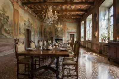 Elegant Old World Dining Room for Fellowship