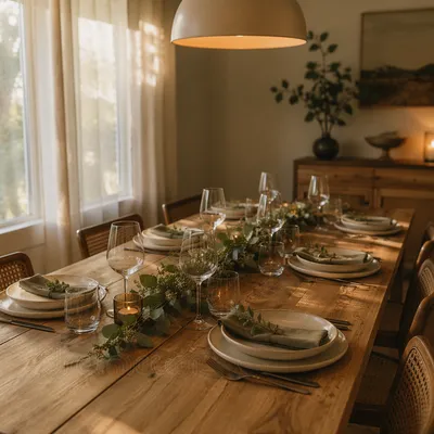 Elegant Contemporary Dining Table for Dinner