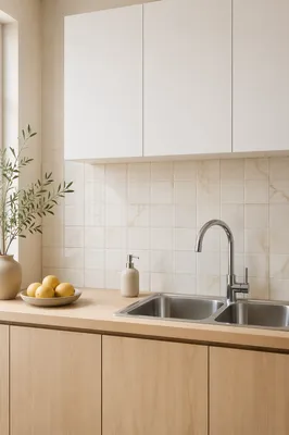 Bright Modern Kitchen Countertop Interior