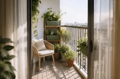 Cozy Small Balcony Garden Retreat