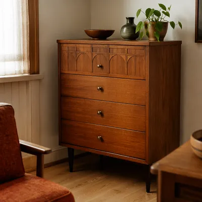 Mid-Century Modern Retro Living Room Dresser