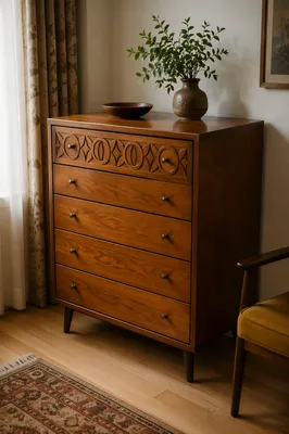 Mid Century Modern Retro Living Room Cabinet
