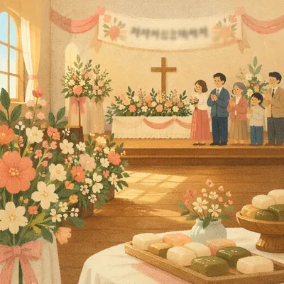 Korean Church Anniversary Floral Celebration
