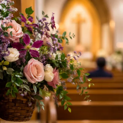 Korean Church Anniversary Floral Decorations