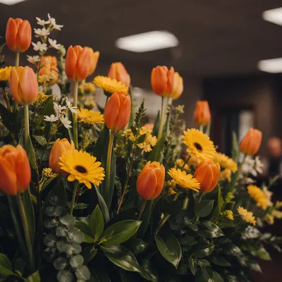 Korean Church Anniversary Floral Decorations