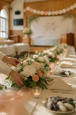 Korean Church Anniversary Floral Fellowship Hall