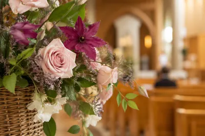 Korean Church Anniversary Floral Decorations