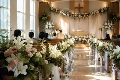 Korean Church Anniversary Floral Sanctuary Decor
