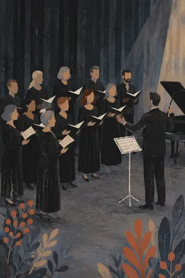 Korean Church Choir Rehearsal in Moody Hall