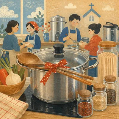 Korean Church Fellowship Kitchen Meal Prep