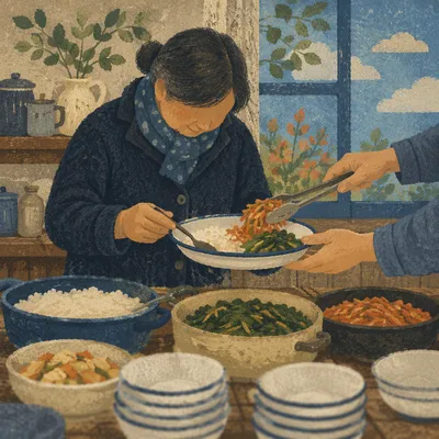 Korean Church Kitchen Fellowship Meal Service