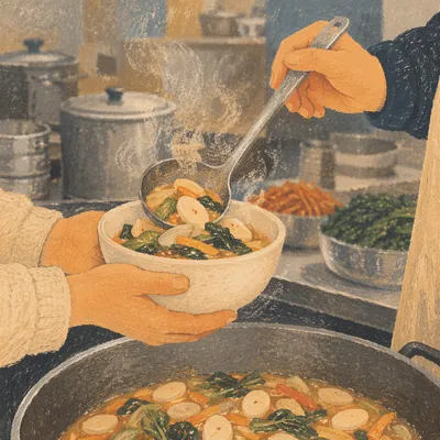 Korean Church Kitchen Fellowship Meal Service