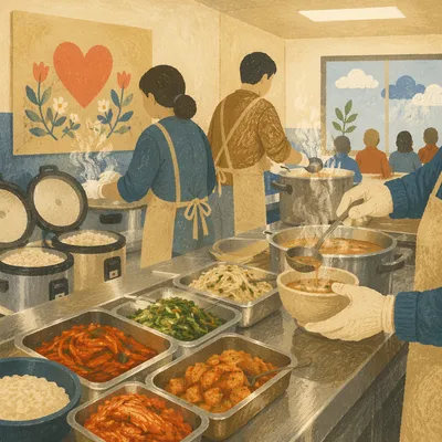 Korean Church Fellowship Kitchen Meal Service