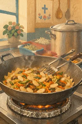 Korean Church Kitchen Fellowship Wok