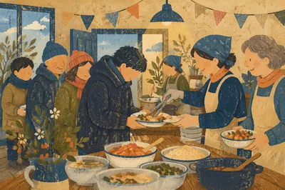 Korean Church Fellowship Kitchen Meal Service