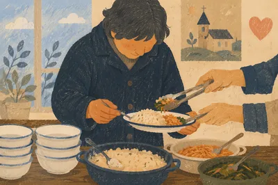 Korean Church Kitchen Fellowship Meal Service