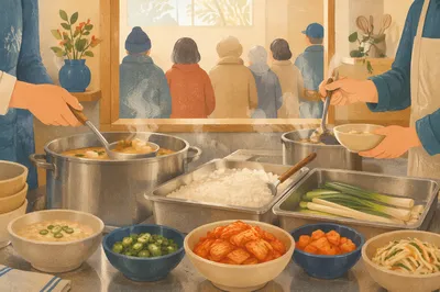 Korean Church Kitchen Fellowship Meal Service