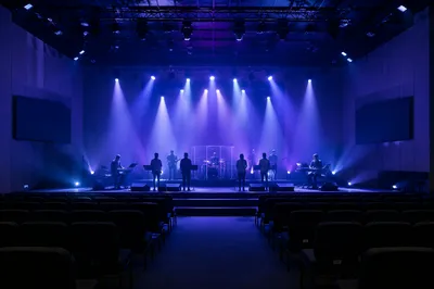 Korean Church Praise Team Rehearsal Stage