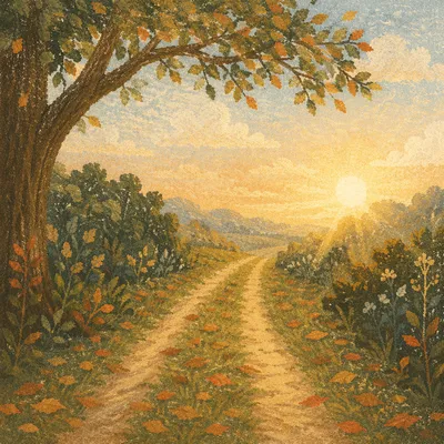Misty Morning Prayer Walk Through Nature