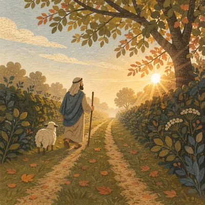 Early Morning Prayer Walk Forest Path