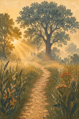 Early Morning Korean Church Prayer Walk Path