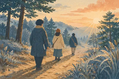 Early Morning Prayer Walk by Chapel Path
