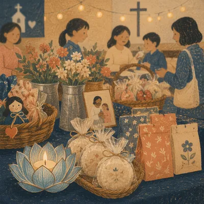 Korean Church Mission Fundraiser Table