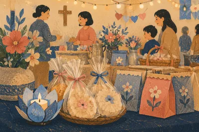 Korean Church Mission Fundraiser Table