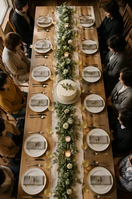 Korean Church Mission Fundraiser Banquet Table