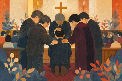 Korean Church Ordination Prayer Ceremony