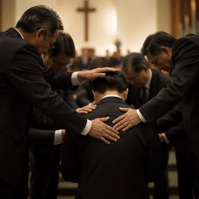 Korean Pastor Ordination Prayer Ceremony