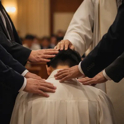 Korean Church Ordination Prayer Blessing