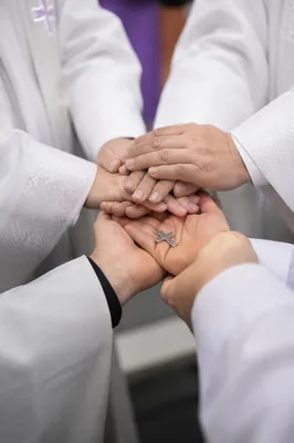 Korean Church Ordination Laying on Hands