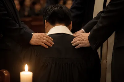 Korean Church Ordination Laying On Hands