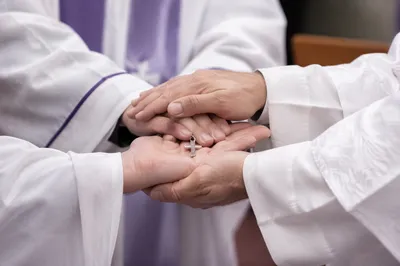 Korean Church Ordination Laying on Hands
