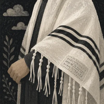 Prayer Shawl Tallit in Korean Church