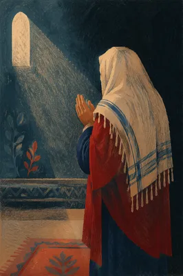 Reverent Tallit Prayer in Korean Church
