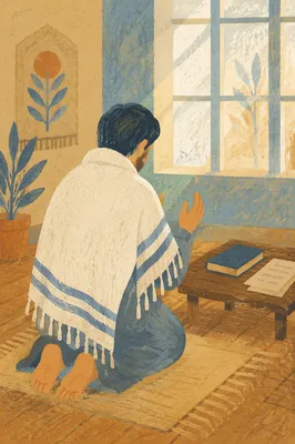 Tallit Prayer in Korean Church Dawn