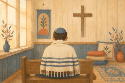 Tallit Prayer in Korean Church Dawn