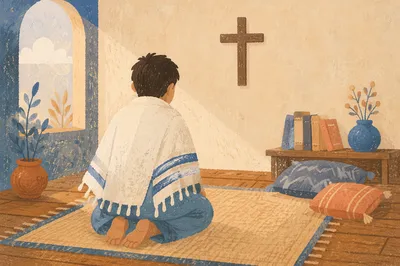 Tallit Prayer in a Korean Church Room