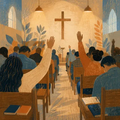 Dawn Revival Prayer in Korean Church