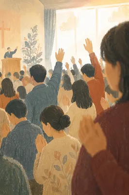Korean Revival Prayer Meeting Congregation