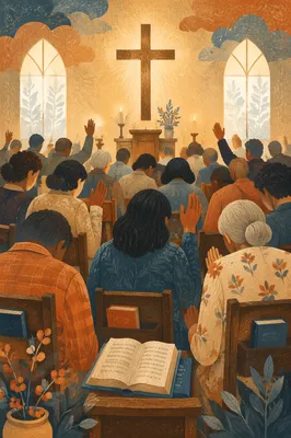 Korean Revival Prayer Meeting at Dawn