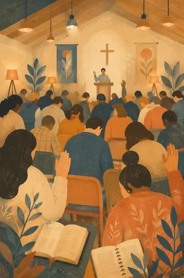 Korean Church Revival Prayer Meeting